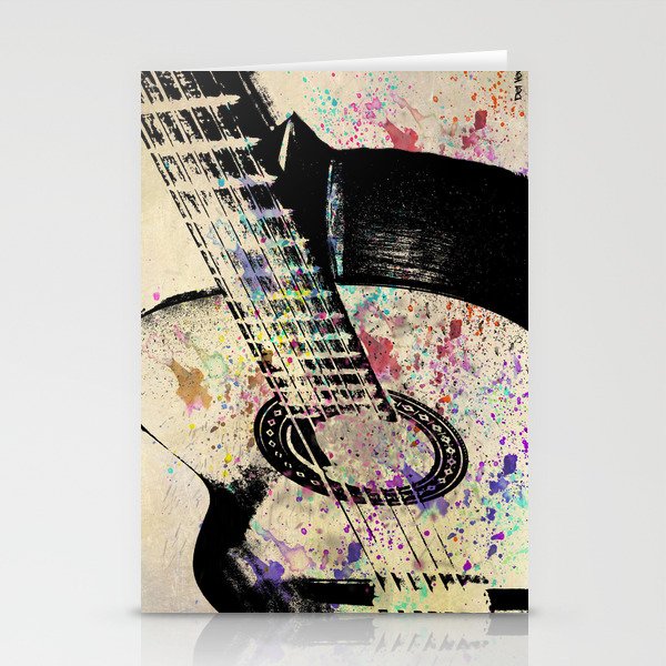 Guitar Stationery Cards