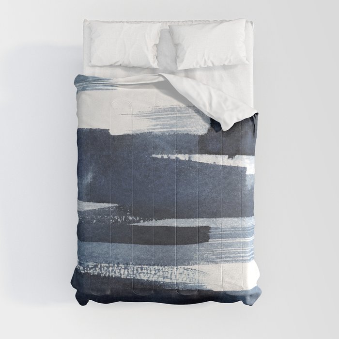 Blue Brush Comforter