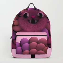 Happy Flower Gizmo Backpack | Funny, Graphicdesign, Gizmo, Digital, Cartoon, 3Dart, Nature, Animation, Children, 3D 
