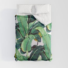 Tropical Banana leaves pattern Comforter