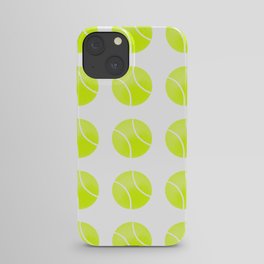 Tennis ball pattern iPhone Case