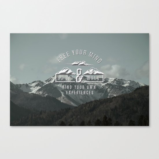 Free your mind Canvas Print