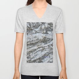 TEXTURES -- Riverstone #1 V Neck T Shirt
