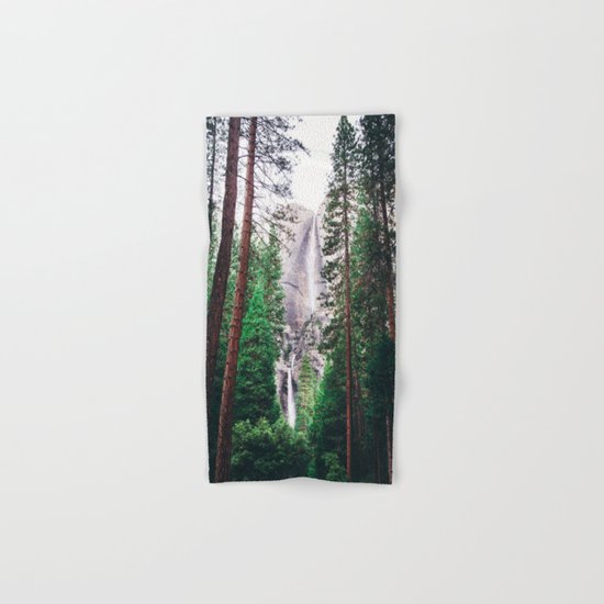Waterfall amongst trees Hand & Bath Towel