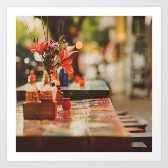 Summer early evening Art Print