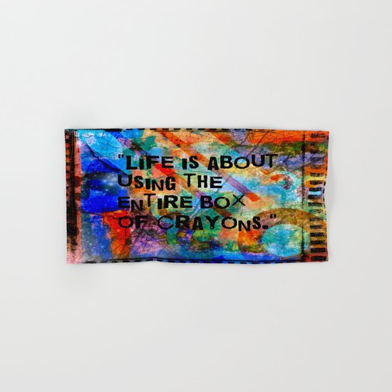 Crayon Box 2 Hand & Bath Towel