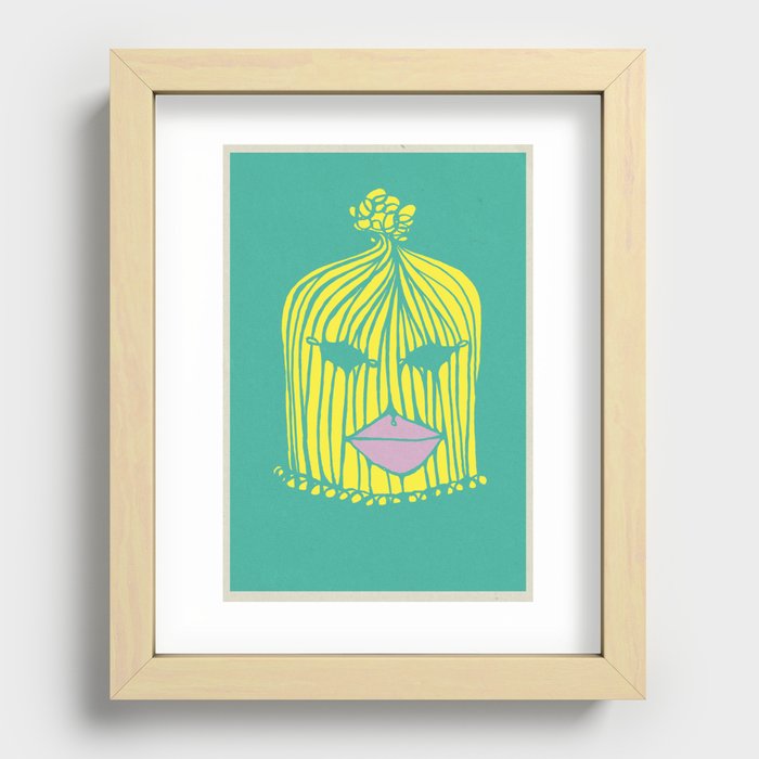 Release the punks Recessed Framed Print