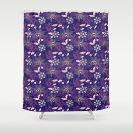 Boho Floral Shower Curtain