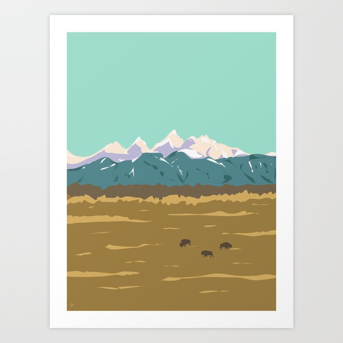 Grand Teton National Park, Wyoming Art Print