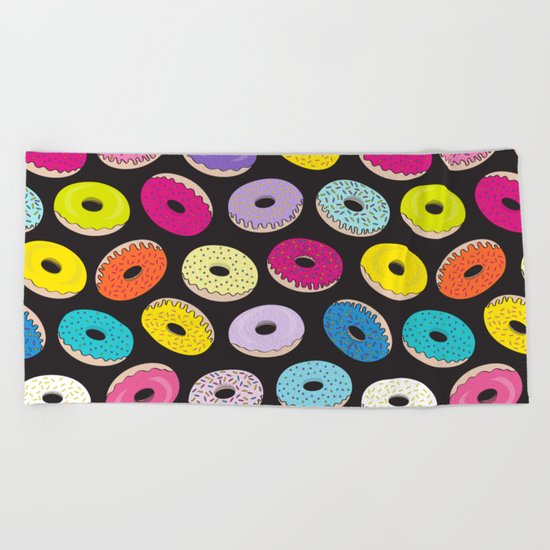 Donut Dreams by Everett Co Beach Towel