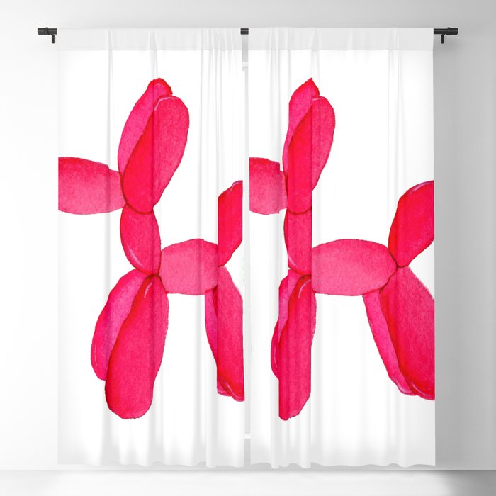 Pink Dog Blackout Curtain