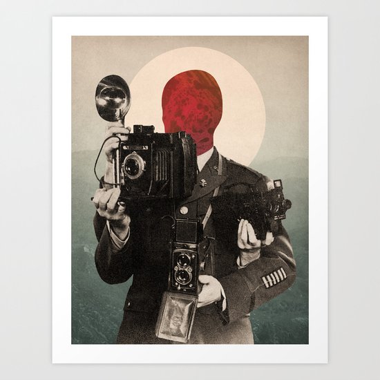 Solar Lens Art Print