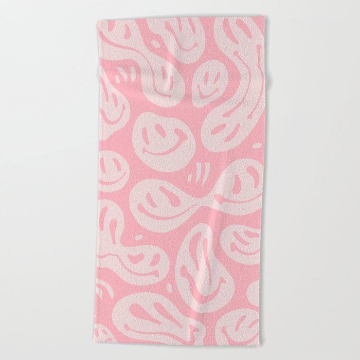 Pinkie Melted Happiness Beach Towel