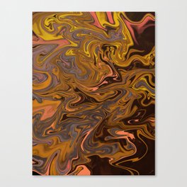 Demons In Gold Canvas Print