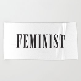 Feminist  Beach Towel