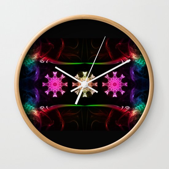 Smoke Art 126 Wall Clock