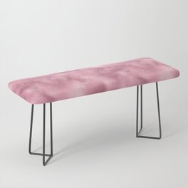 Glam Pink Metallic Texture Bench