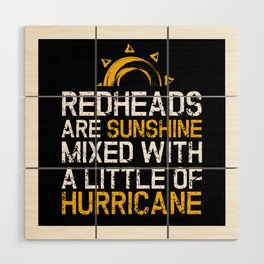 Redhead Sunshine Mc1r Red Hair Wood Wall Art