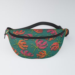 Little Lily Bloom Green Fanny Pack