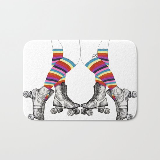 Let's Roll Bath Mat