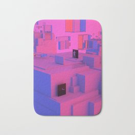 ESCAPE Bath Mat | Obelisk, Scattered, Reflections, Pink, Details, Building, Glass, Design, Cubes, Architecture 