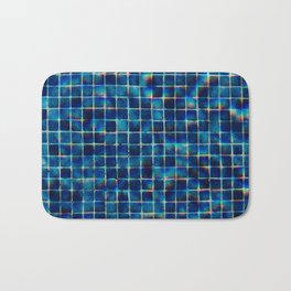 Aquares Bath Mat | Photo, Color, Summer, Aqua, Waves, Swimmingpool, Tile, Wave, Pattern, Water 