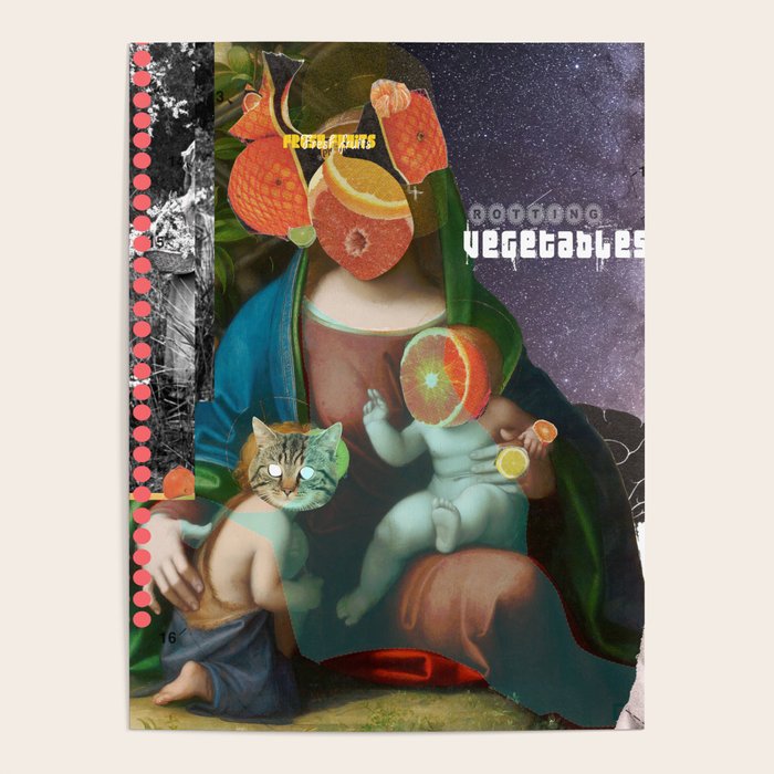 fresh fruits for rotting vegetables · 221 Poster by Marko Köppe Society6