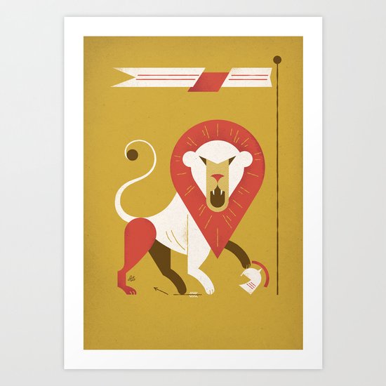 Lion Art Print