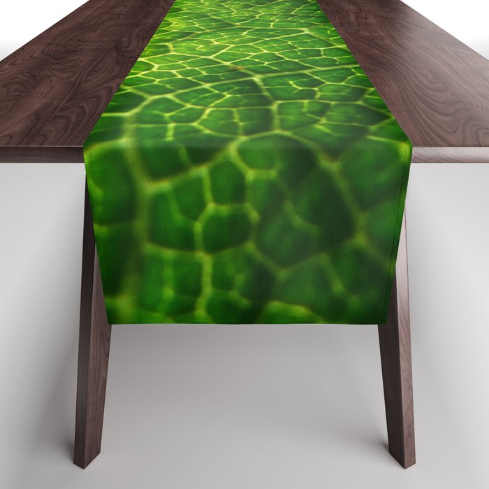 Leafy Pattern Design Table Runner