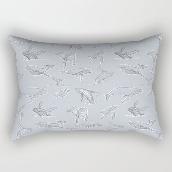 Whales Rectangular Pillow