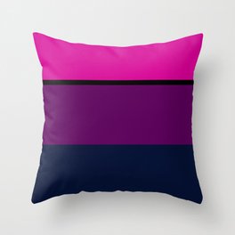 purple blue pink Throw Pillow