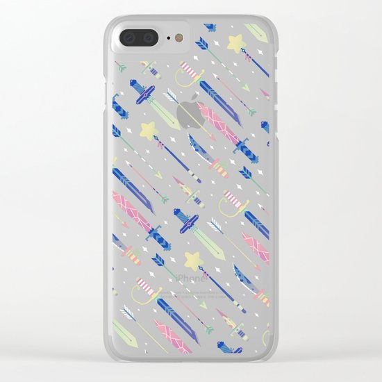 Magical Weapons Clear iPhone Case