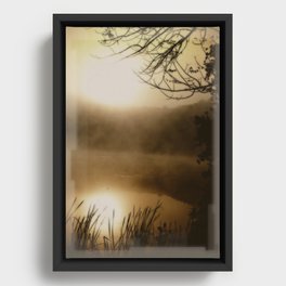 Through the Mists Framed Canvas