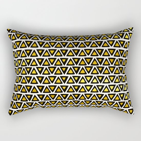 Aztec Gold Empire Rectangular Pillow