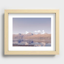 Mountains and Clouds Recessed Framed Print