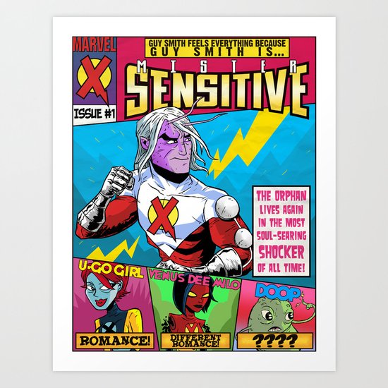 Mister Sensitive #1 Art Print