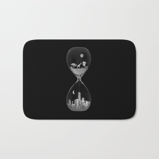 THE EVOLUTION OF THE WORLD b/w Bath Mat
