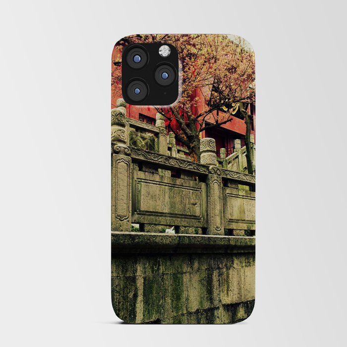 China Photography - Mossy Ruins At A Chinese Temple iPhone Card Case