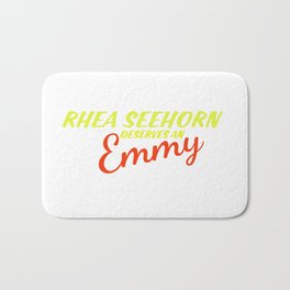 Rhea Seehorn Deserves an Emmy Bath Mat | Awards, Typography, Television, Graphicdesign, Bettercallsaul, Emmy, Kimwexler, Rheaseehorn, Actress 