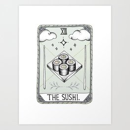 The Sushi Art Print