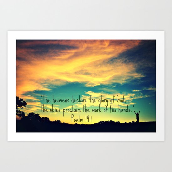 God's Handiwork Art Print