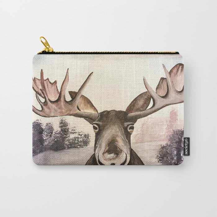Smirking Moose Carry-All Pouch