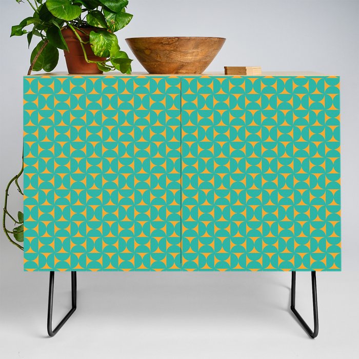 Patterned Geometric Shapes III Credenza
