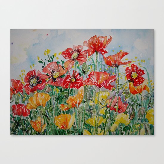 Poppies Canvas Print