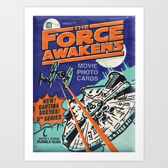 Twin Sun Battle - WaxPack Series 5 Art Print