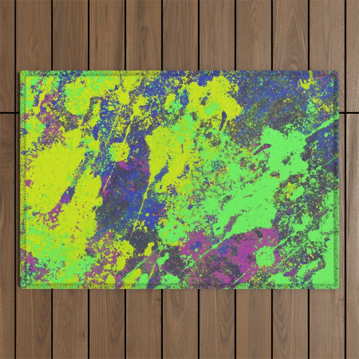 Graffiti Expression Outdoor Rug
