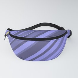 New Color 2022 Very Peri Stripes pattern blue Diagonal  Fanny Pack