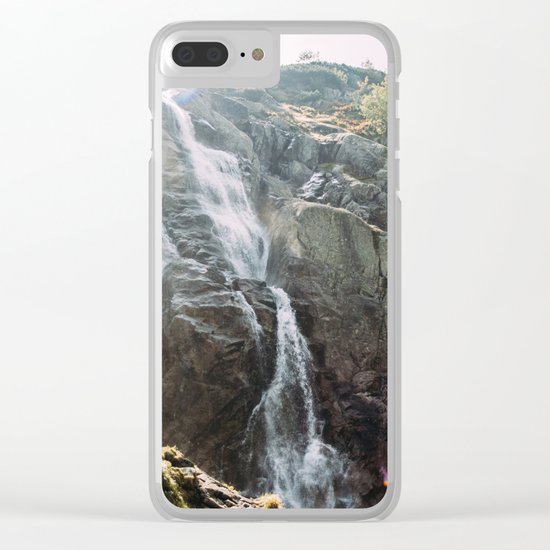 Waterfall In Sunlight Clear iPhone Case