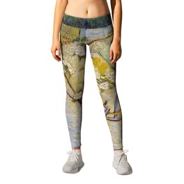 Blossoming Pear Tree by Vincent van Gogh Leggings