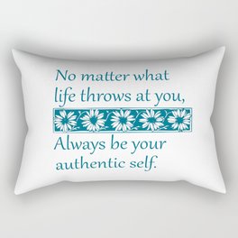 Authentic Self Rectangular Pillow